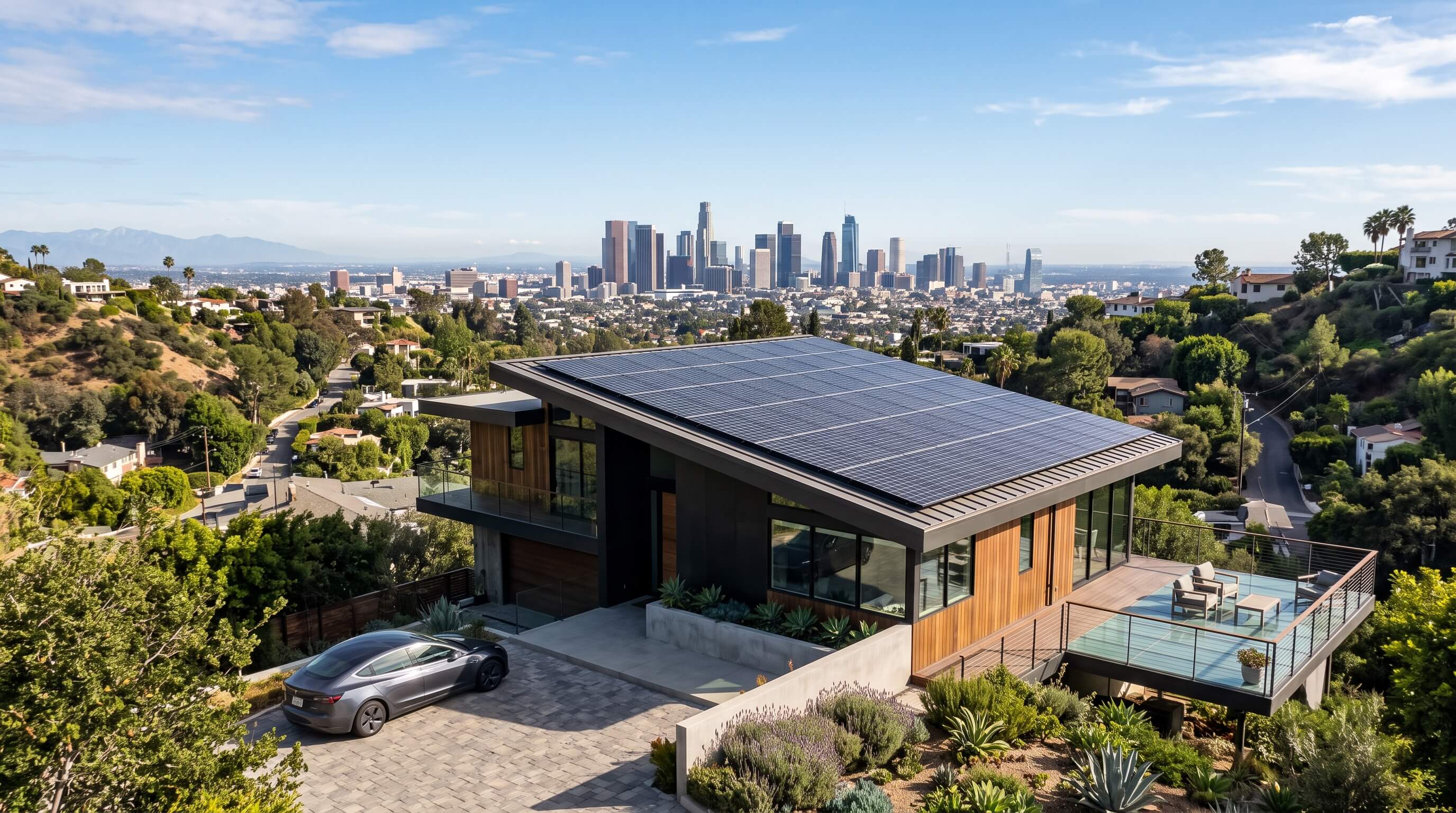Solar installation in Los Angeles